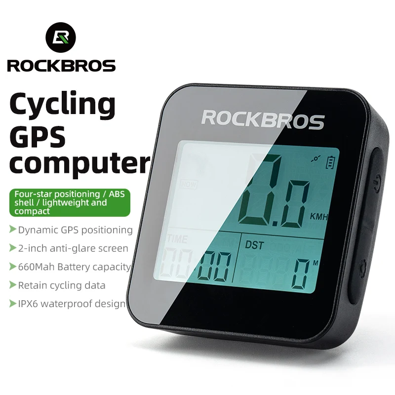 ROCKBROS Bike Computer GPS Speedometer Road Bike MTB Waterproof