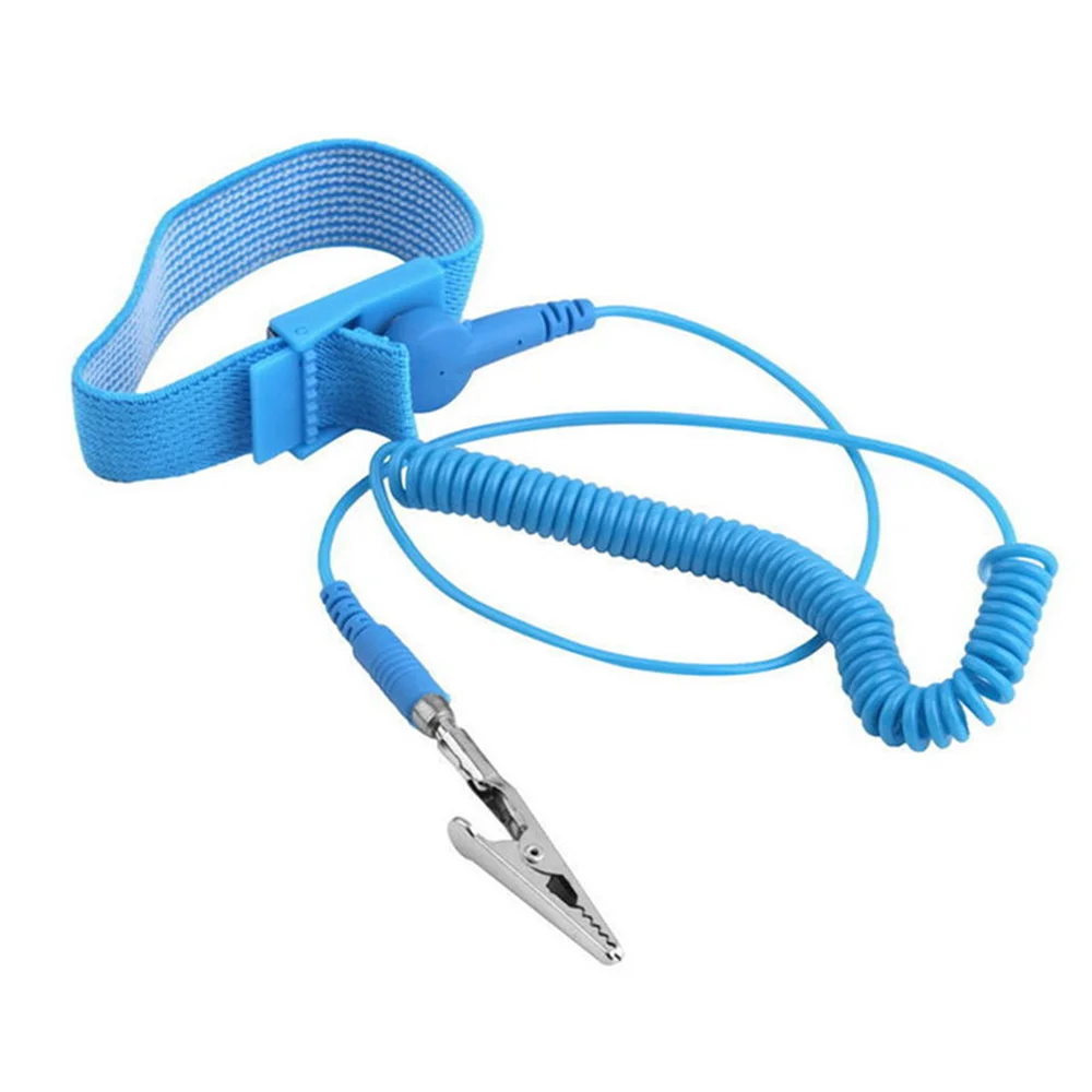 Antistatic Anti Static ESD Wristband Wrist Strap Cordless Wireless Clip Discharge Cables for Electronics Repair Work Tools