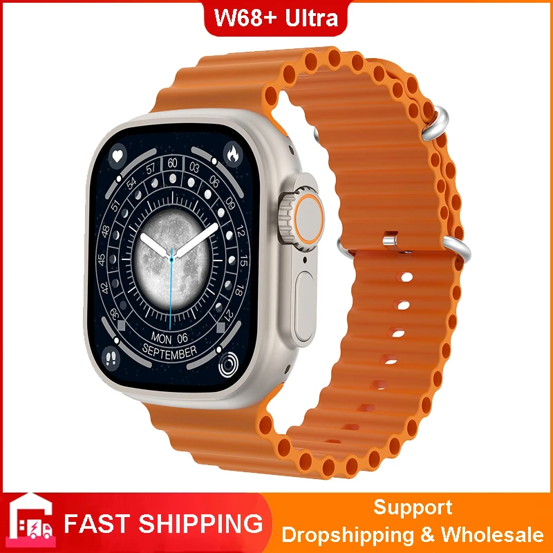 Iwo w68 + ultra smartwatch w68 ultra max série 8 nfc smartwatch 49mm ...