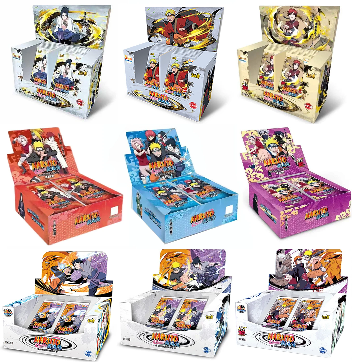 

NEW Original KAYOU Anime Naruto Cards Chapter Of The Array Box Added SE Ninja World Collection Cards Toy For Children Gift