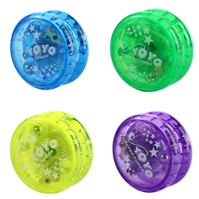 כדור יויו מואר מתנה לילדים אור LED מבריק יויו מקצועי במהירות גבוהה צעצוע קלאסי 1