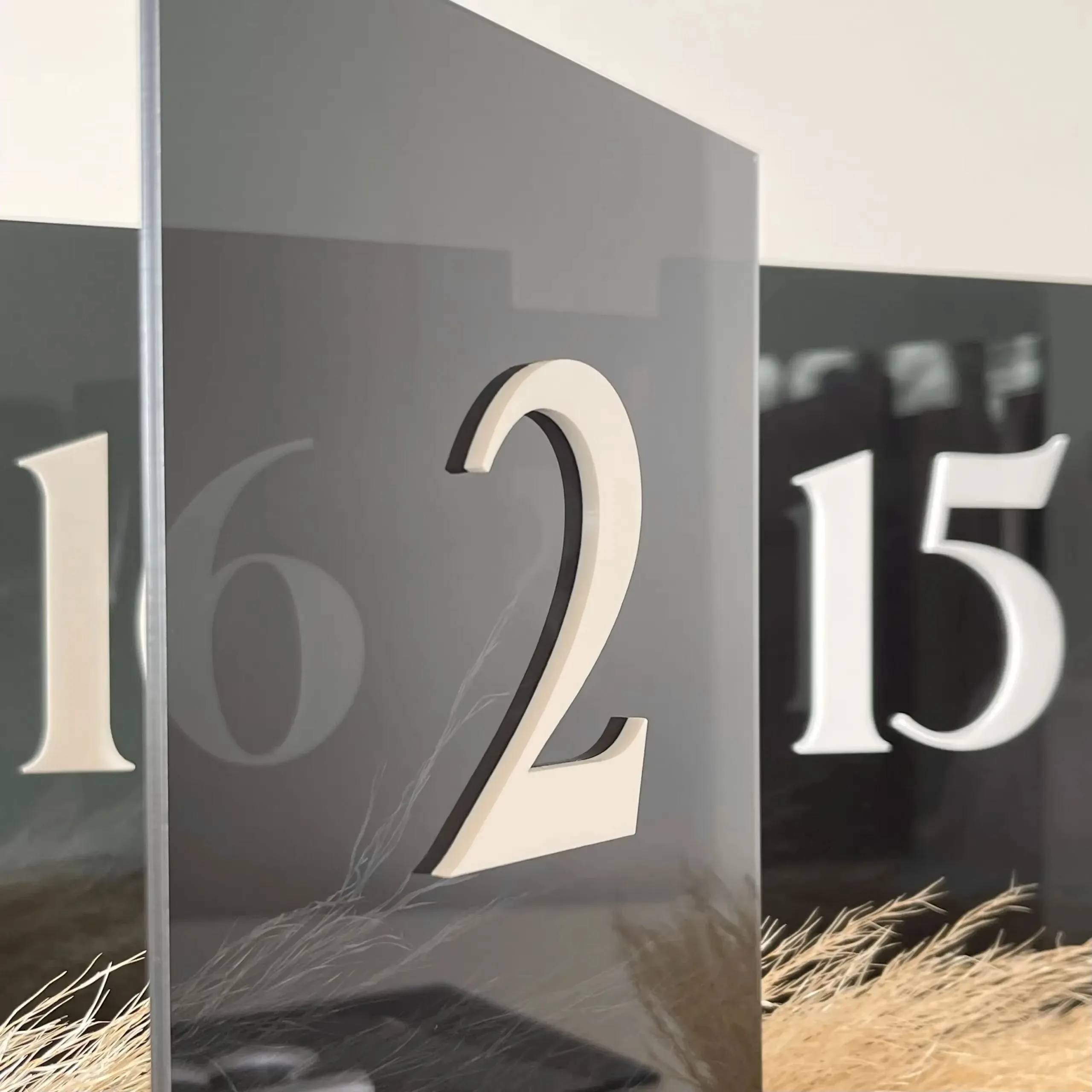 Wedding Table Numbers 3D Gold Mirror Wedding Table Decor Luxury Numbers Elegant Decor wedding table numbers