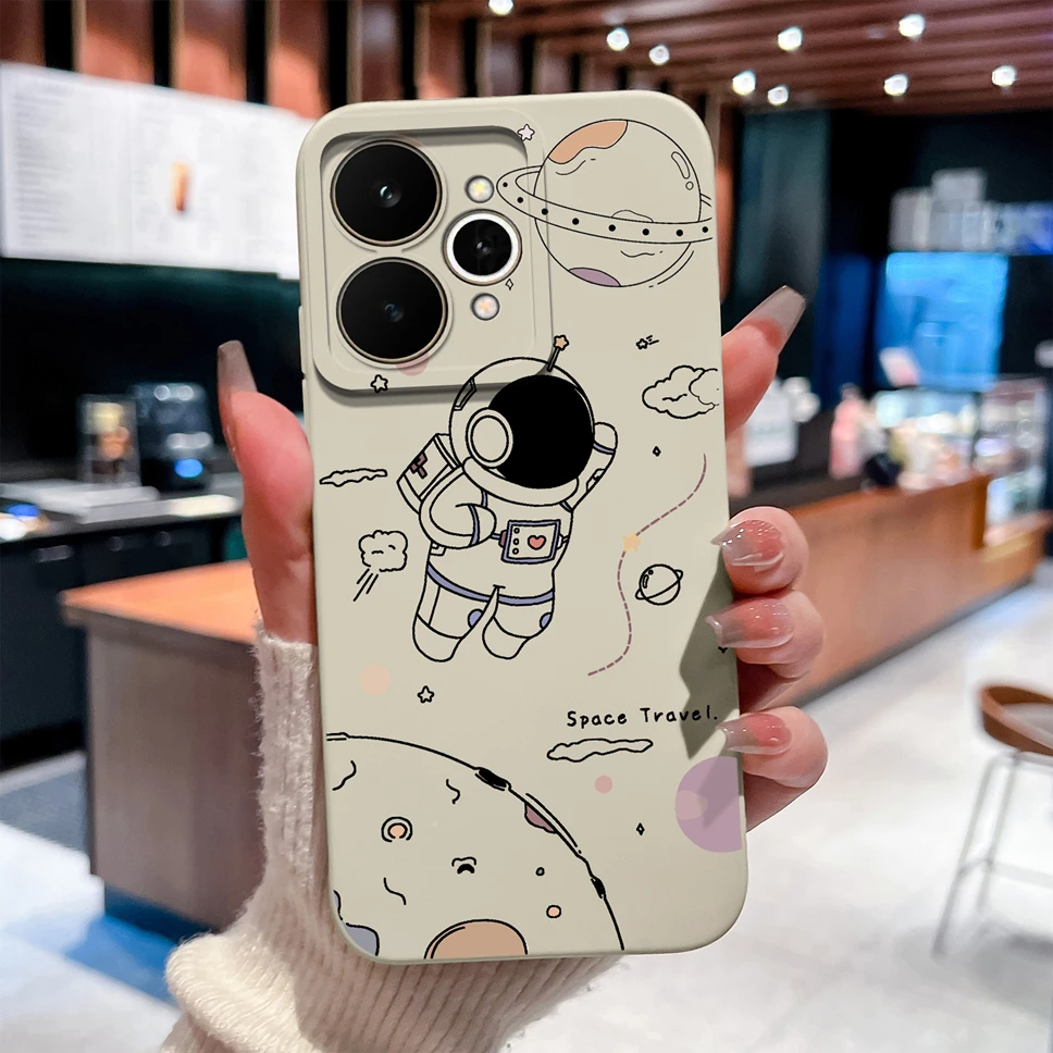 Creative Cartoon Pattern Soft Back Phone Case with Camera Protection - Lightweight Shell