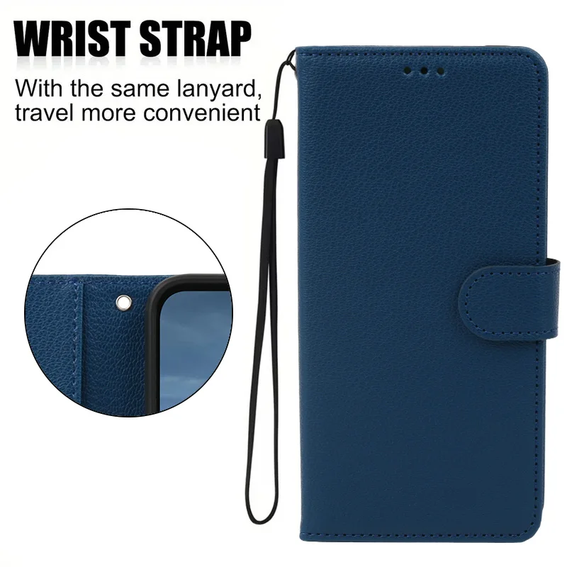 Leather Wallet Flip Case - Shockproof Protection & Soft Silicone Cover for Samsung Galaxy A70/A70S