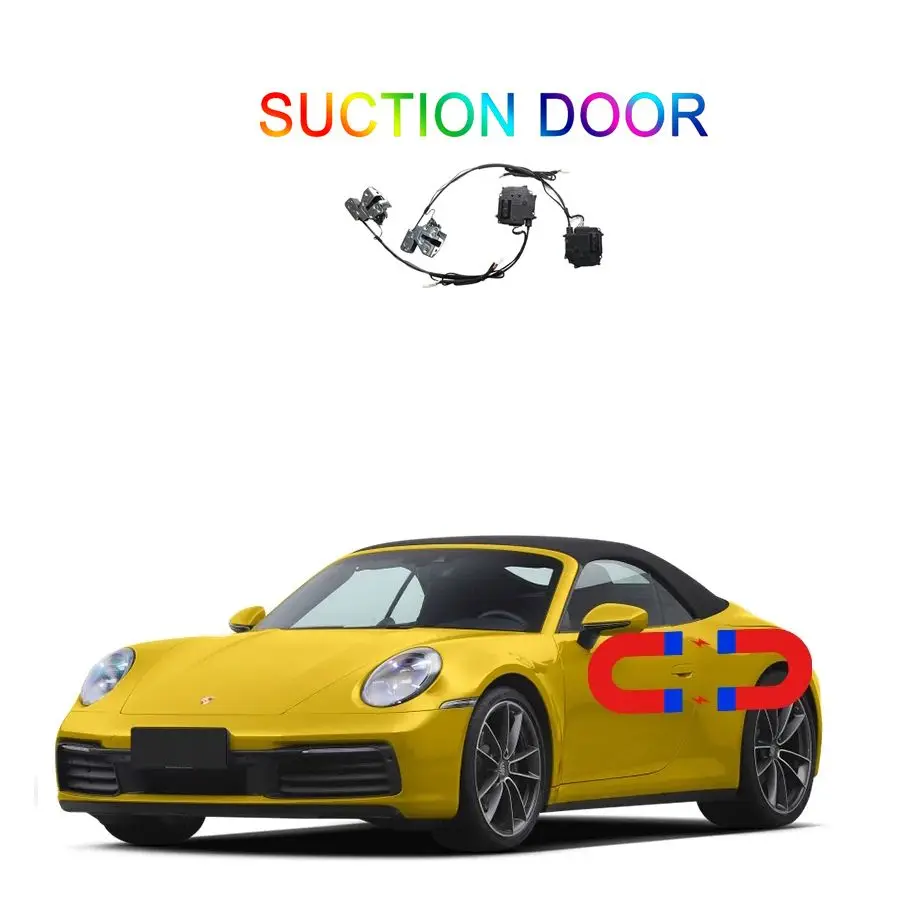 

For Porsche 911 Electric Suction Door Automobile Refitted Automatic Locks Accessories Door Soft Close Auto Power Tools