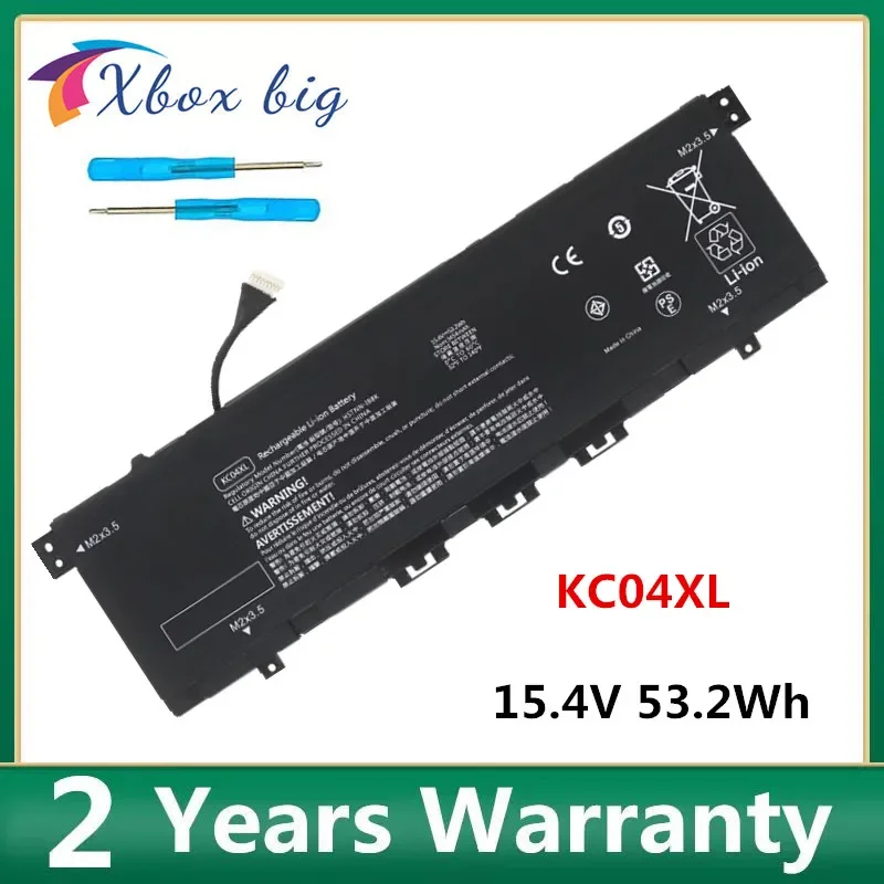 

KC04XL Battery for HP Envy X360 13-AG 13M-AQ 13-AH 13-AQ0010TU 13-AH0010TX HSTNN-DB8P HSTNN-IB8K L08544-2B1 L08496-855 53.2Wh