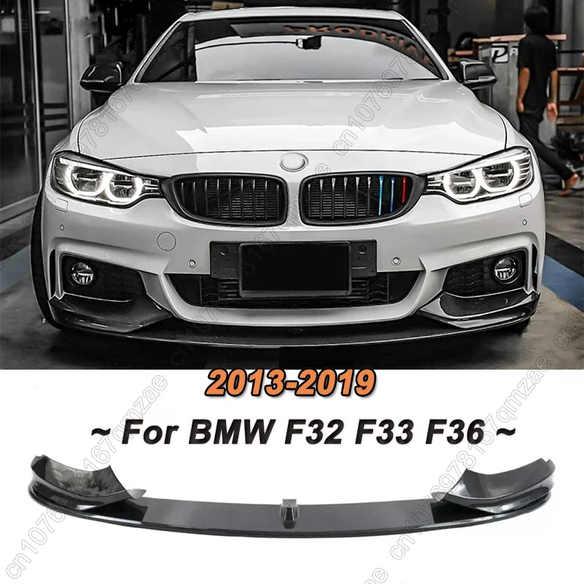 For BMW 4-Series F32 F33 F36 420i 430i 420d M440i 2013-Front Shovel Lip Surround Lower Bumper Guard Front Skirt Board Parts car bumper spoiler bumper lip bumper lip decoration front bumper decoration front bumper cover bumper protector front bumper bracket
