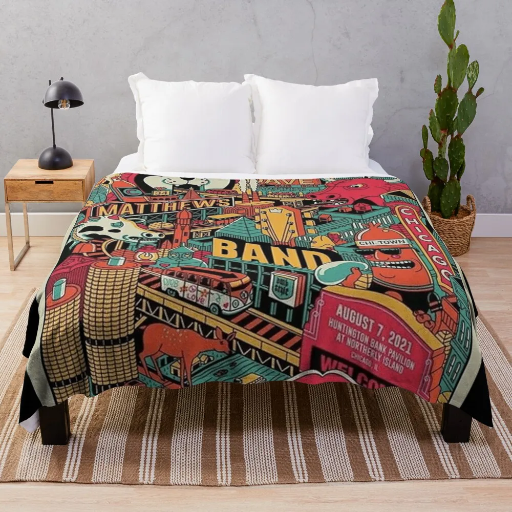 

Fly me to the Chicago - trending Throw Blanket Fashion Sofa Blankets Large Blanket Thermal Blankets For Travel