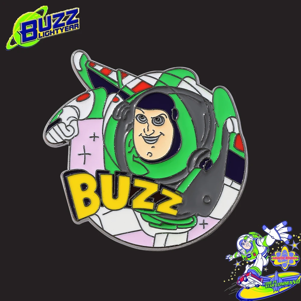 Disnes Toy Story Buzz Lightyear Cartoon Spilla Badge Slinky Dog Smalto Spille Da Bavero Donna E Uomo Accessori Moda Regalo Gioielli