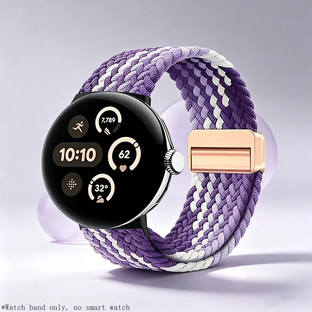 Soft Nylon Sport Bracelet for Google Pixel Watch - Unisex 41mm Strap