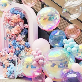 4D Rainbow Holographic Foil Balloons 5