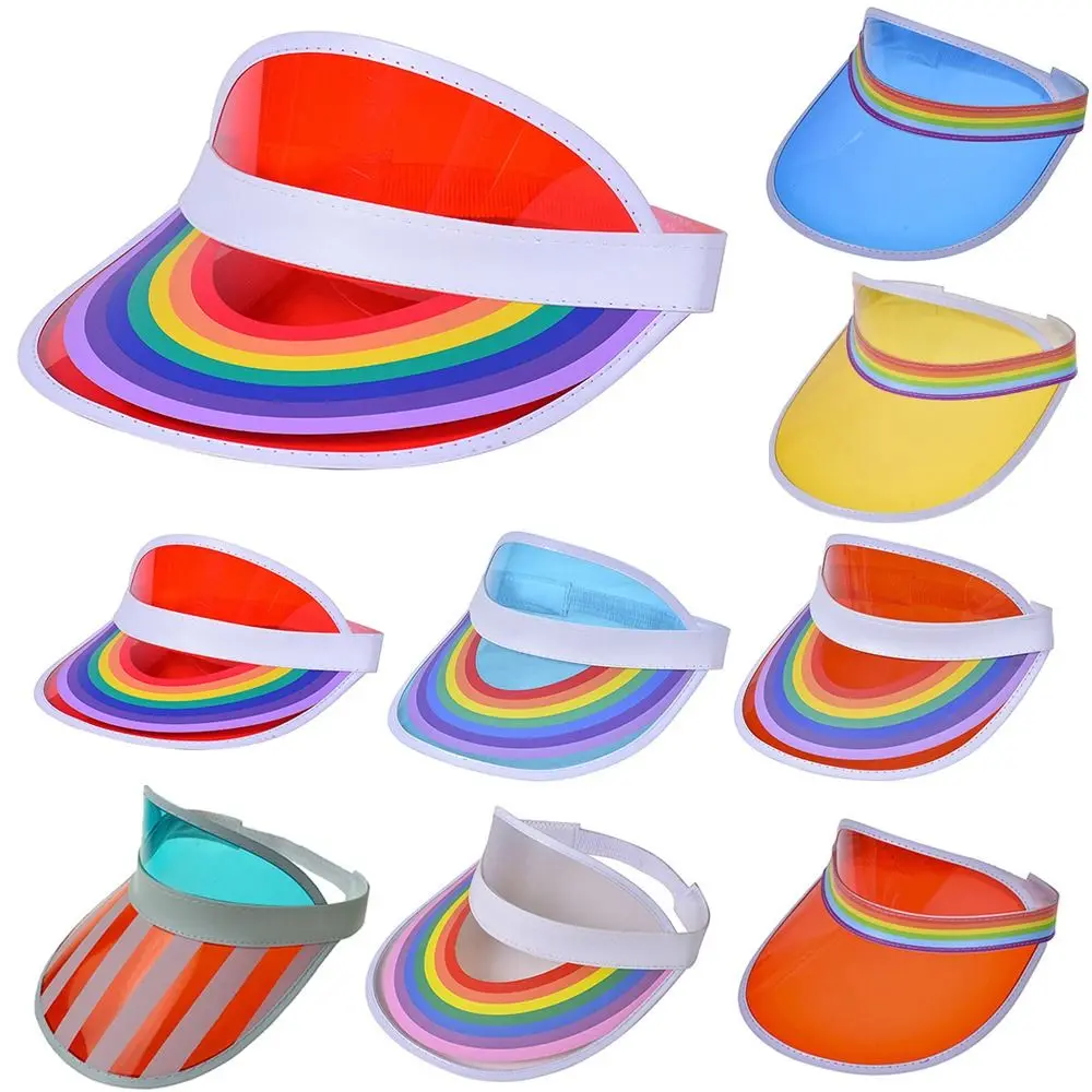 

Plastic Empty Top Women Men Sports Accessories Visor Caps Bicycle Sun Hat Anti-UV Sunshade Hat Summer Baseball Hat
