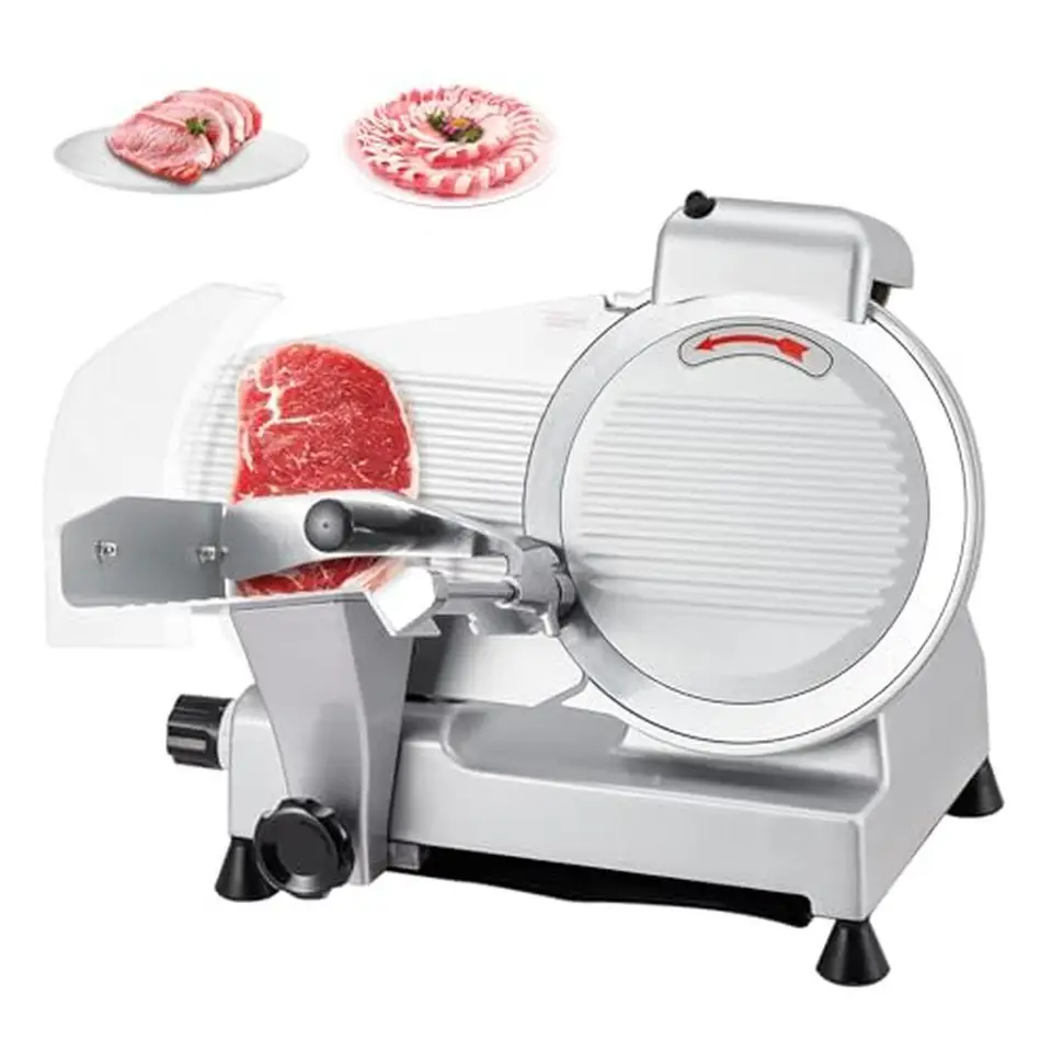 Electric Meat Slicer with Stainless Steel Blade