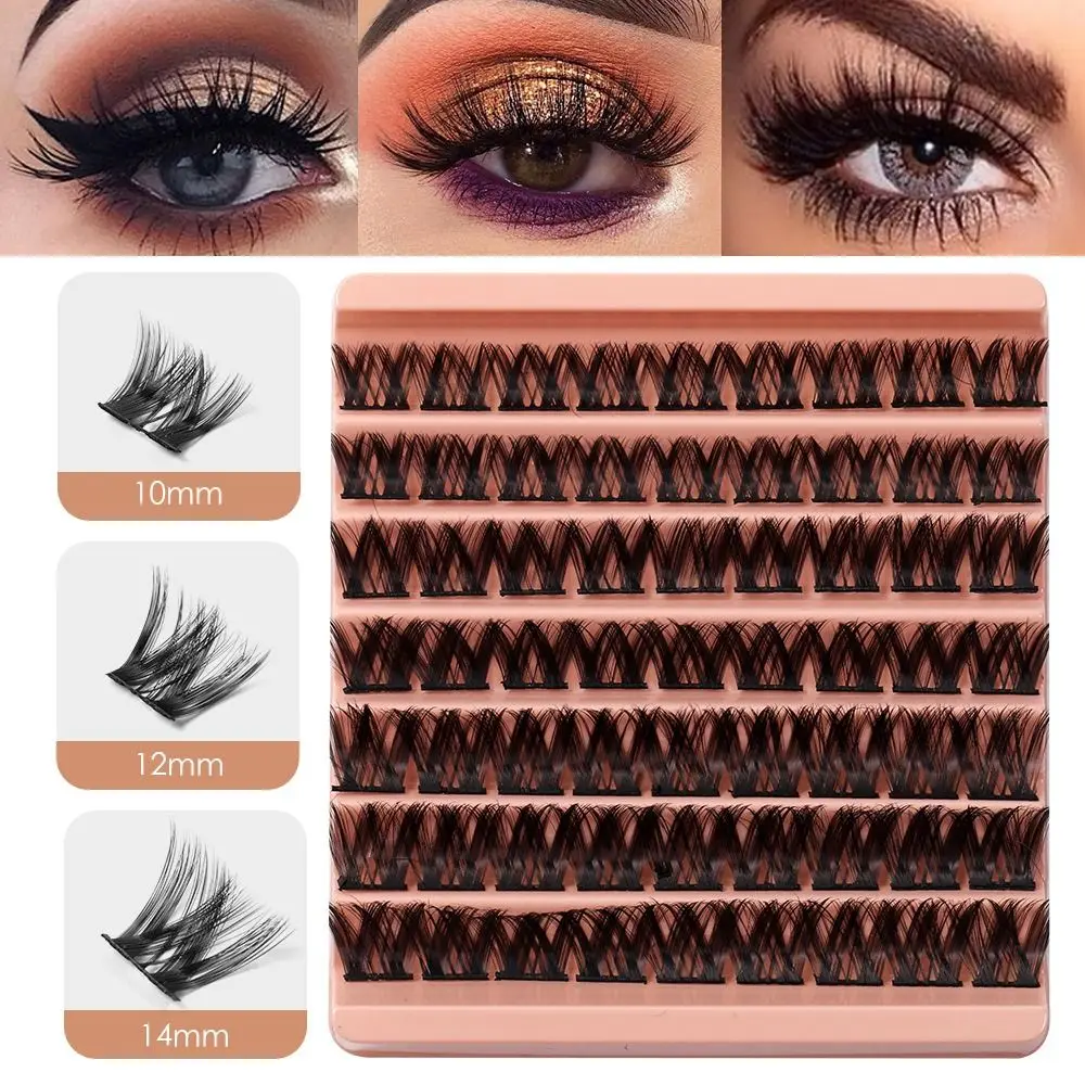 

Fuffy Lashes False Eyelashes Artificial Fiber Makeup Eyelashes Eye Extension 7 Row Dramatic Volume Thick Long Eye Lashes Women