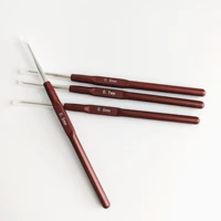 Crochet à tricoter aiguille Dreadlock outils de cheveux crochets en plastique métallique 0.5Mm 0.6Mm 0.7Mm 0.8Mm tissage de cheveux Micro crochet bricolage 1