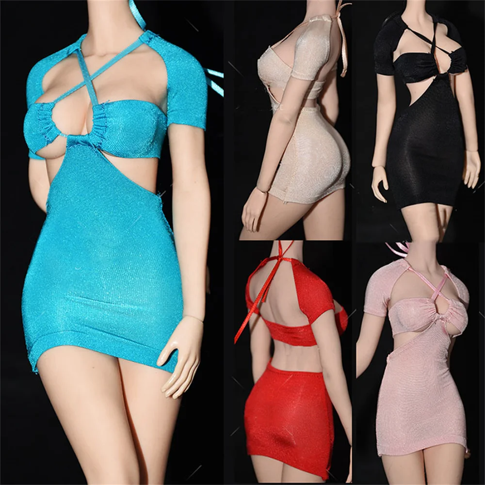 

Женская эластичная мини-юбка, с открытой грудью и открытой спиной