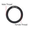 StarDikor M42/M48/M54 x0.75 Male To Female Thread Telescope Adapter Ring Aluminium Alloy For Zwo Qhy Camera Thickness-5mm 2