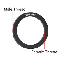 StarDikor M42/M48/M54 x0.75 Male To Female Thread Telescope Adapter Ring Aluminium Alloy For Zwo Qhy Camera Thickness-5mm 2