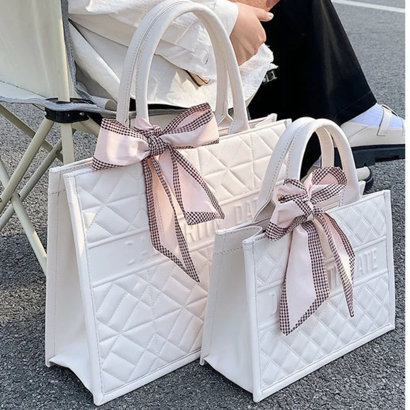 Women Large Capacity Bags Girl New Small Design Handbags For Party Women's  Fashion Bow Tote Bag - AliExpress