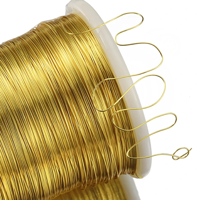 Copper Wire Jewelry Diy Metals  Copper Wire Jewelry Making - 1roll  Gold/silver Color - Aliexpress