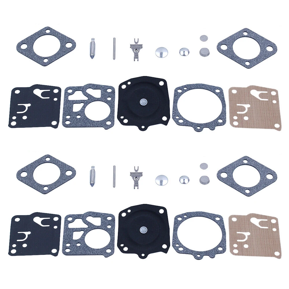 

Comprehensive 2 Sets Carb Rebuild Kit for Tillotson HS Carburetors Reliable Maintain Multiple Chainsaws