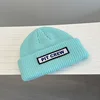 Baby Autumn Winter Knit Hat Letter Print Beanie For Newborn Rib Knitted Cap for Toddler Girls Boys Warm Hat Baby Accessories 1