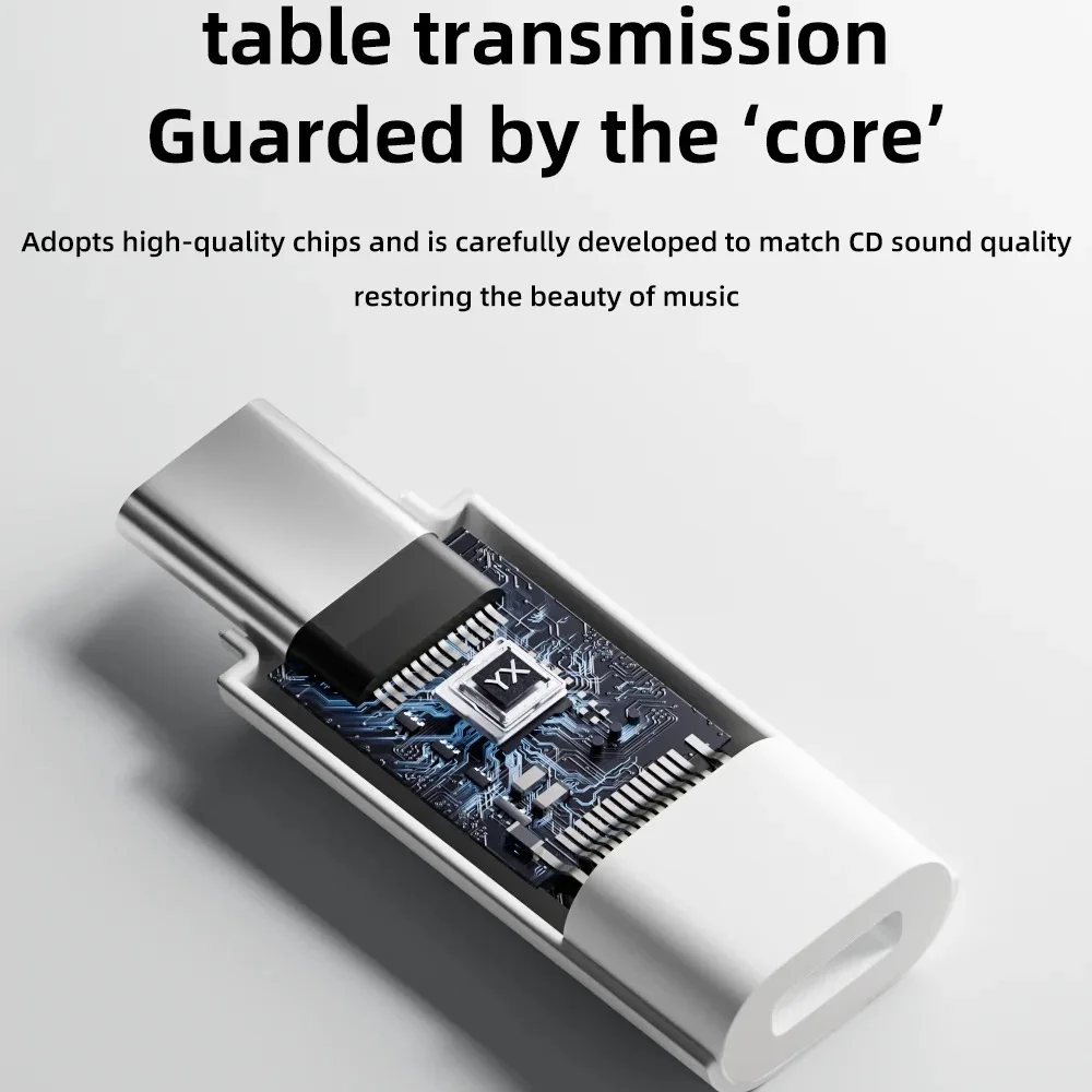 OLAF 타입 C - IOS 헤드폰 오디오 어댑터, 아이폰 16 15 아이패드 삼성용 USB C(남성) - IOS(여성) 커넥터