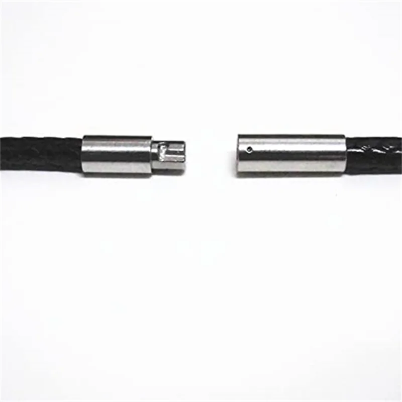 1.5/2/3mm Stainless Steel Bracelet Clasp For Women Man Couple Leather String Hand Thread Jewelry bracelet jewelry
