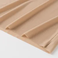 Jupon mi-long à taille haute en soie glacée, ultra-fin, sans coutures, respirant, doublure respirante. 2