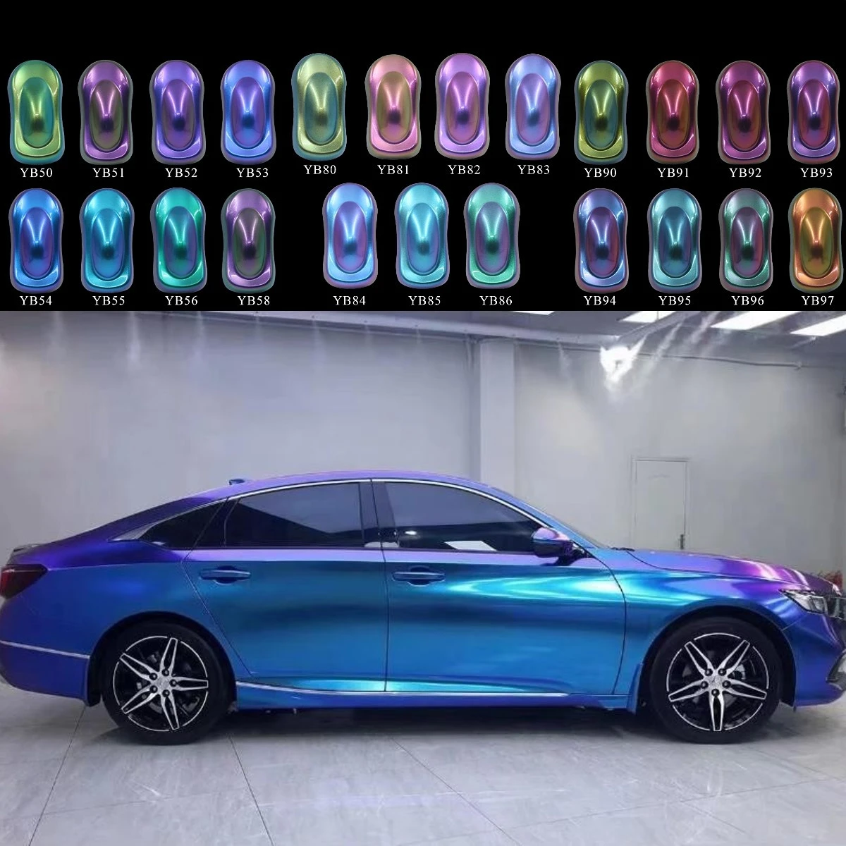 Holographic Chameleon Pearl Pigment for Car Paint - China Chameleon Pearl  Pigment, High Quality Pearl Pigment