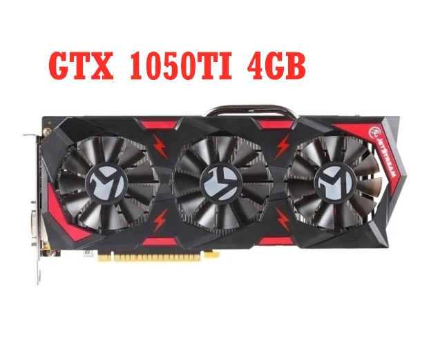 Scheda Nvidia Maxsun Scheda Grafica Geforce Gtx1050Ti 4G Memoria Video Gddr5 Scheda Video Da Gioco Hdmi Dp Dvi A 128Bit Per Pc Desktop