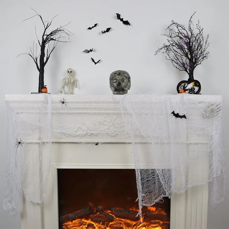 White Creepy Cloth Gothic Halloween Decoration Prop