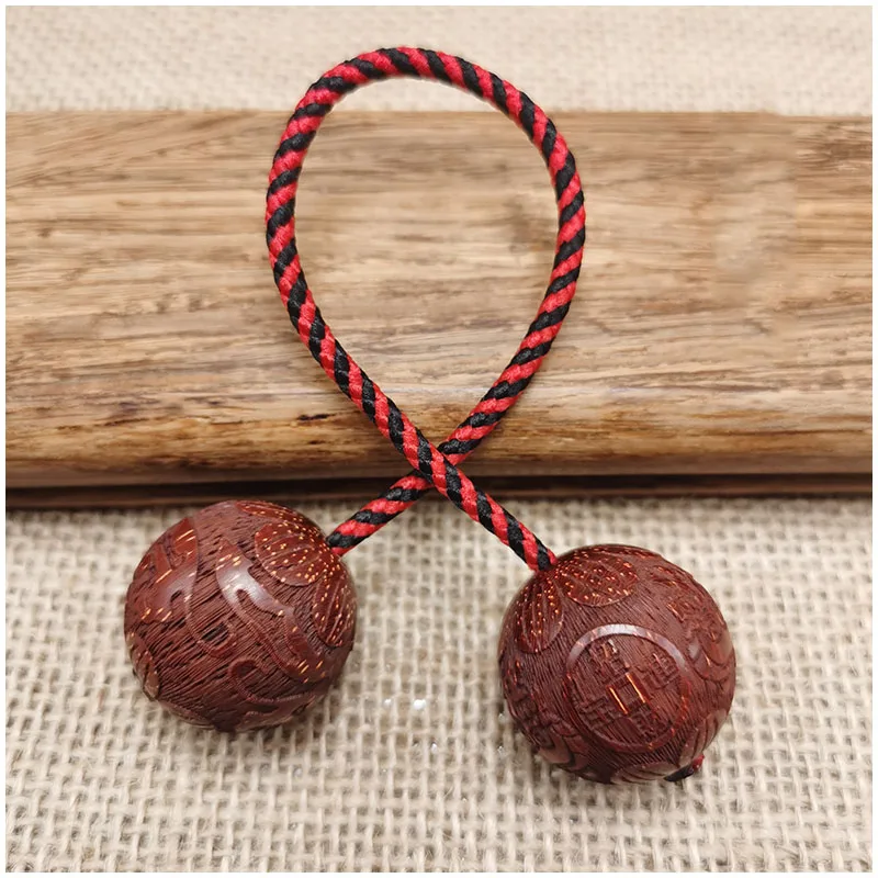 Rosewood Baole Beads Begleri Hand Play Decompression Artifact Finger Yo-Yo Educational Exercise