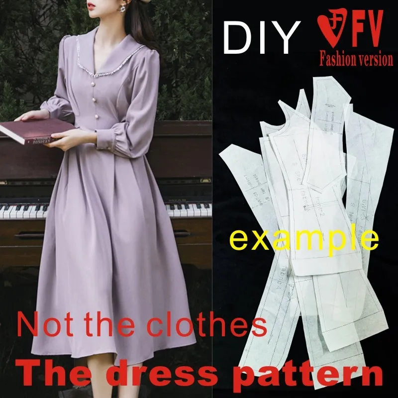 Women’s French Dress Pattern 1