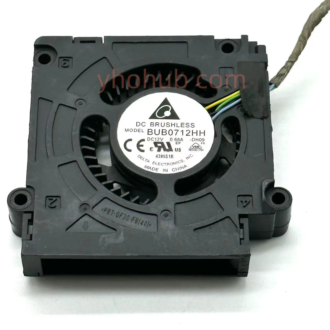 Delta Electronics Bub0712hh Dh09 Ventilador de Refrigeração do Servidor dc 12v 0.68a 70x70x10 mm