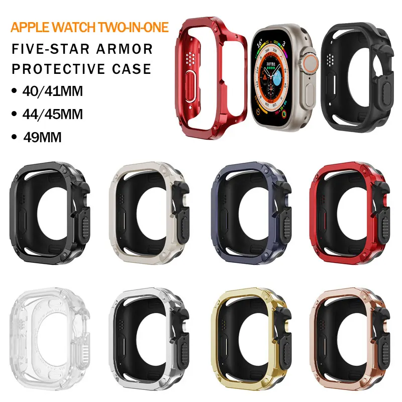  ġ PC  TPU ȣ ̽, Ʈ 49mm, 2in 1   ȣ  Ŀ, 45mm, 41mm, ̿ġ 8 7 6 5 4 SE 44mm