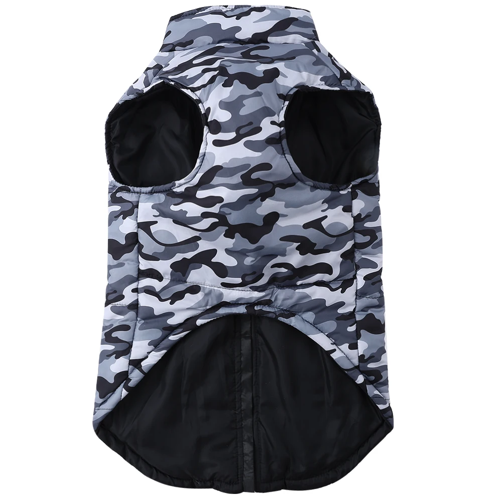 Autumn Winter Dog Jacket Coat Windproof Camouflage Pet Clothing_voghion.com