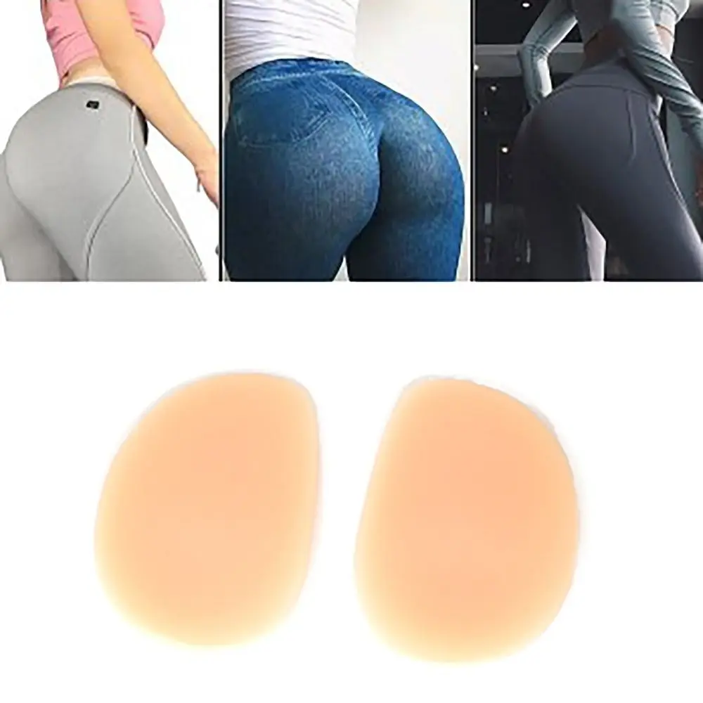 

1Pair Silicone Buttocks Enhancers Comfortable Inserts Natural Looking Push Up Buttocks Contour Fake Butt Pads Men Women