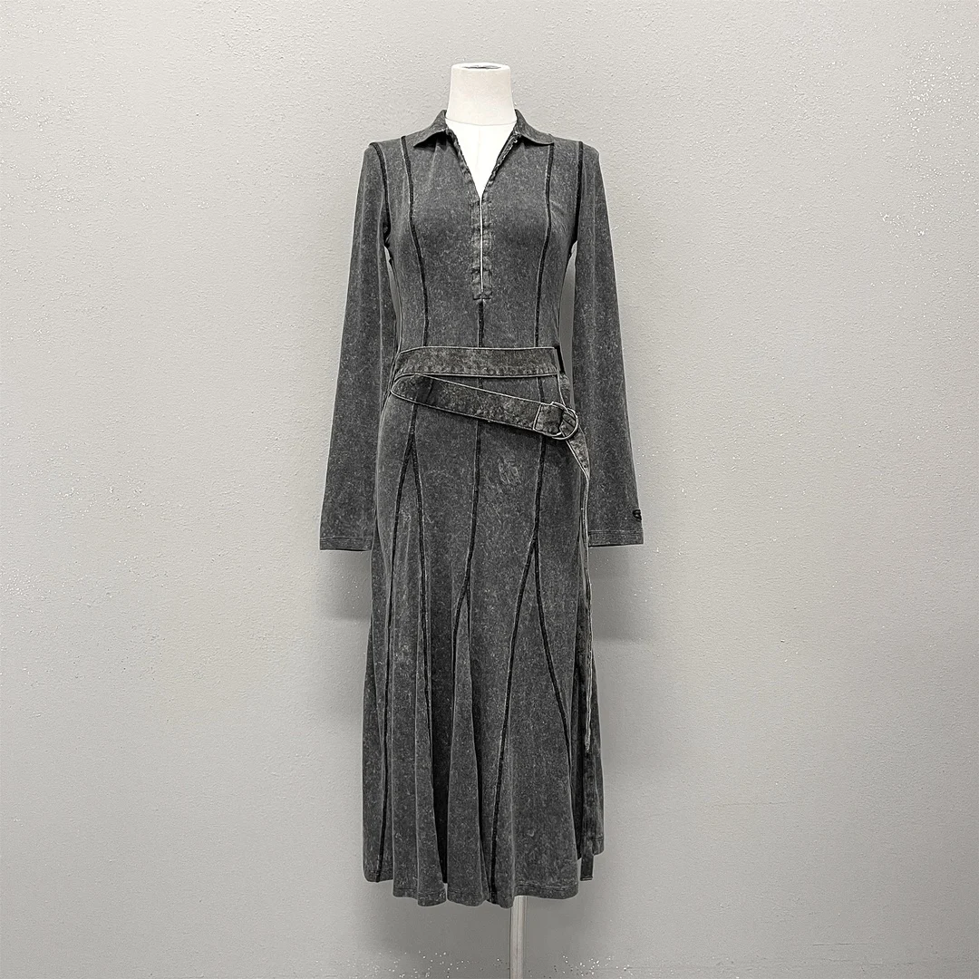 

Belted Dresses Casual Fashion Hundred 2023 Summer New