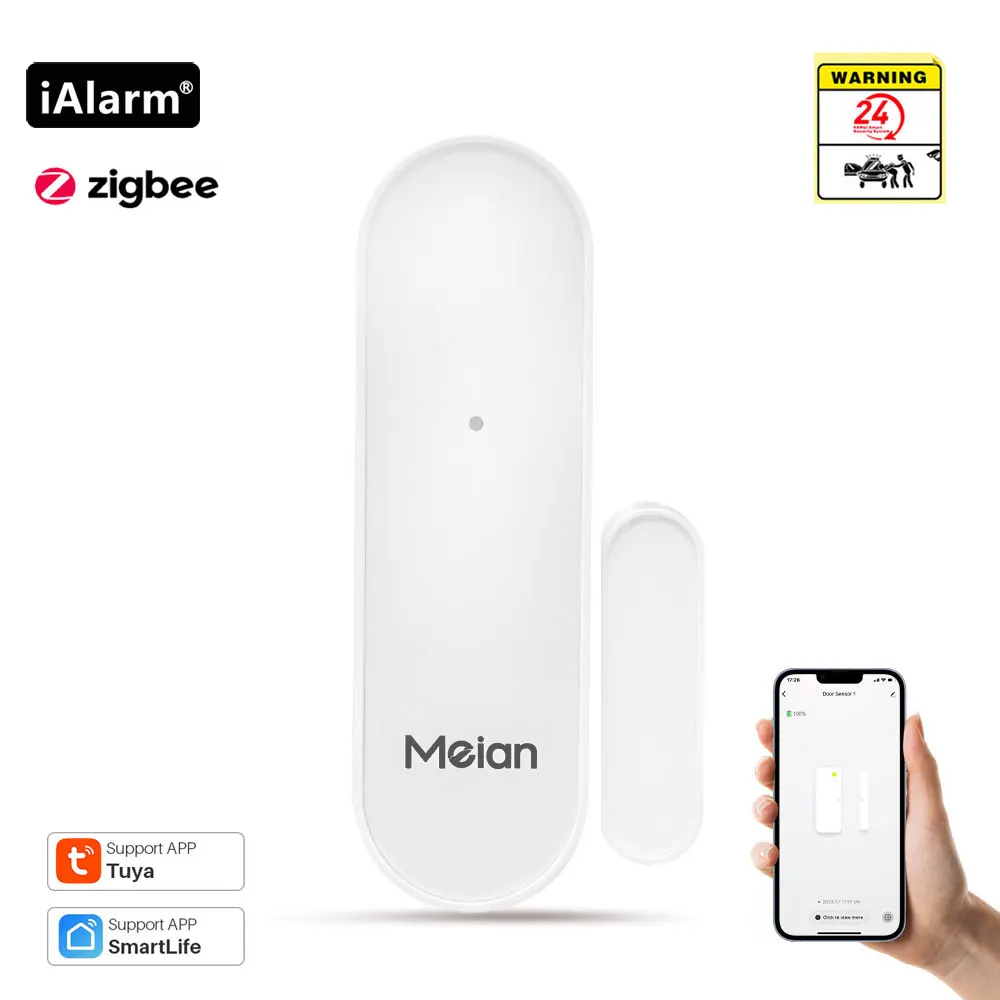 iAlarmZigbeeWindowDoorSensorTuyaSmartHomeWirelessDoorAlarm