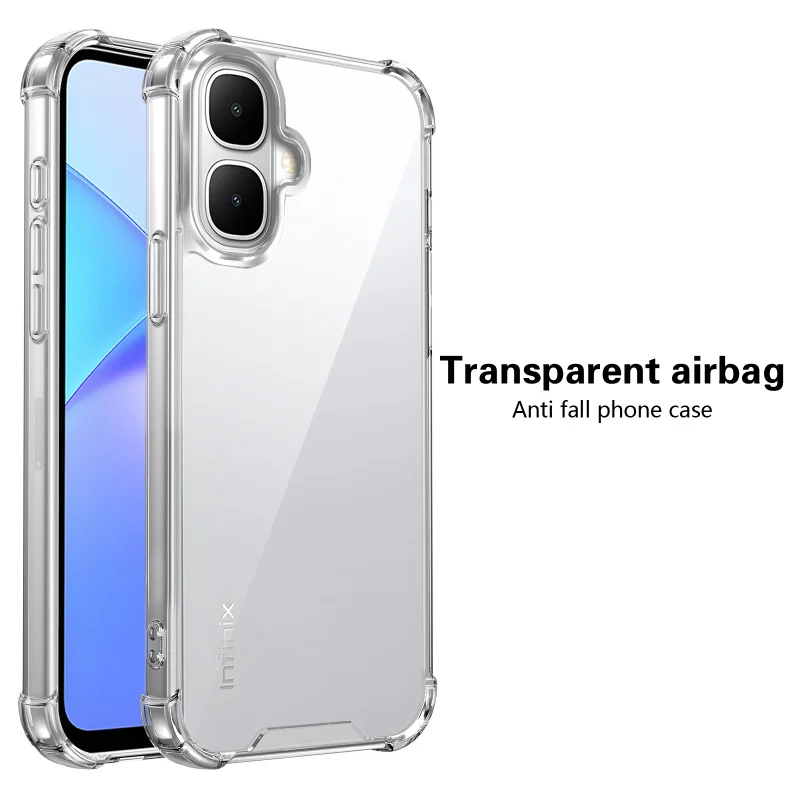 Durable Anti-Fall Acrylic Clear Phone Case with TPU+PC Protection
