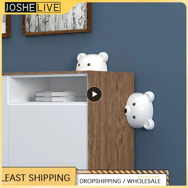 

Furniture Connector Cabinet Anti-dumping Non-perforated Cartoon Modeling Round And Smooth Household Accessories Home Fixed