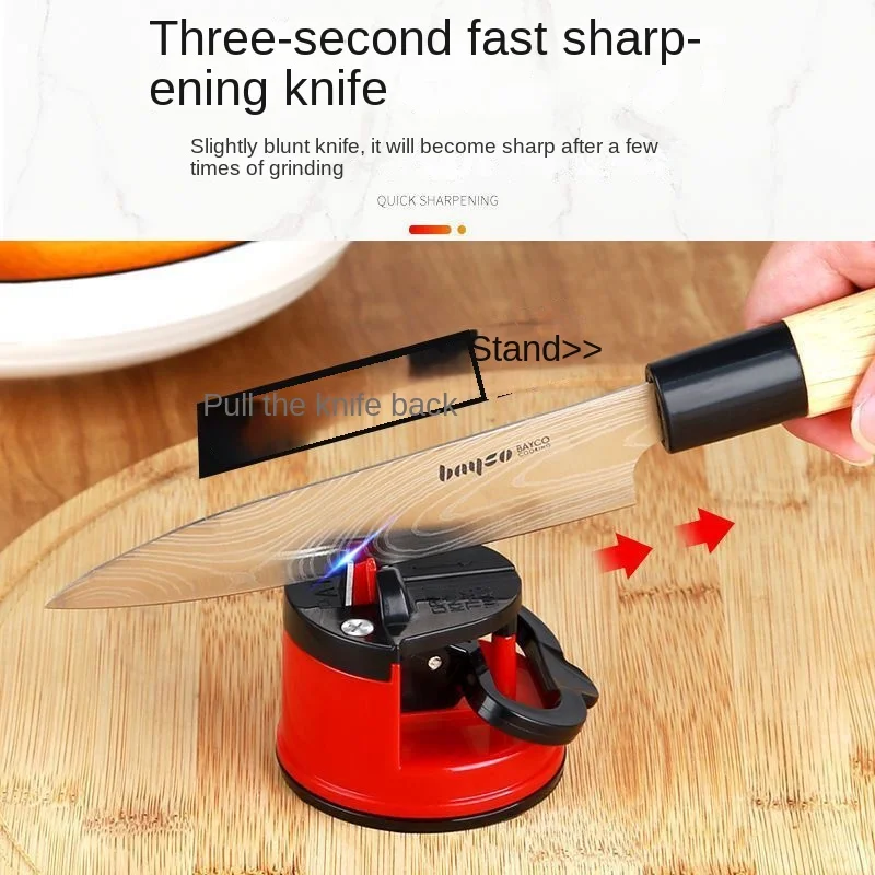 Knife Sharpener Kitchen Knife Sharpener Tungsten Steel Knife Sharpener Mini Sucker Knife Sharpener Kitchen Supplies