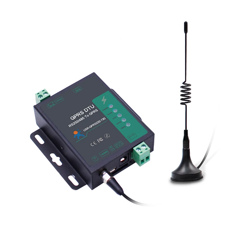 

RS232+485 Serial to GPRS DTU GSM Wireless Transmission Module USR-GPRS232-G730