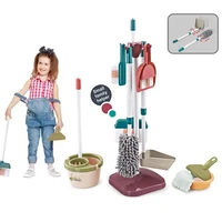 Children's Cleaning Toys Set Children's Educational Simulation Play Cleaning Housekeeping toys Broom Mop Dustpan Brushes 1
