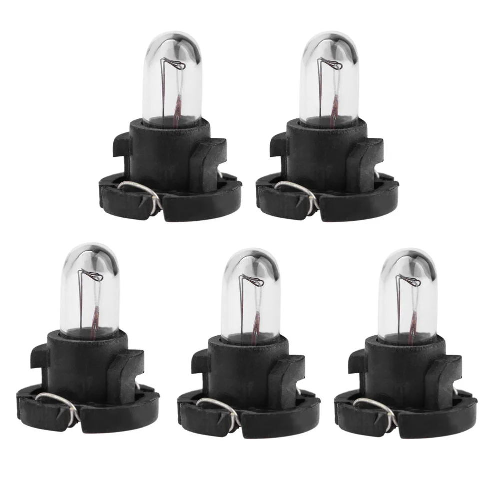 5pcs Interior Lights Universal 12V T4 Car Interior Lights Bulb Auto Accessories Replacement for Toyota Honda Nissan