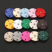 Invisible Snap Button Black Silver Metal Fasteners Press Round Button Concealed Buckle For Garment Sewing Needlework Accessories 2