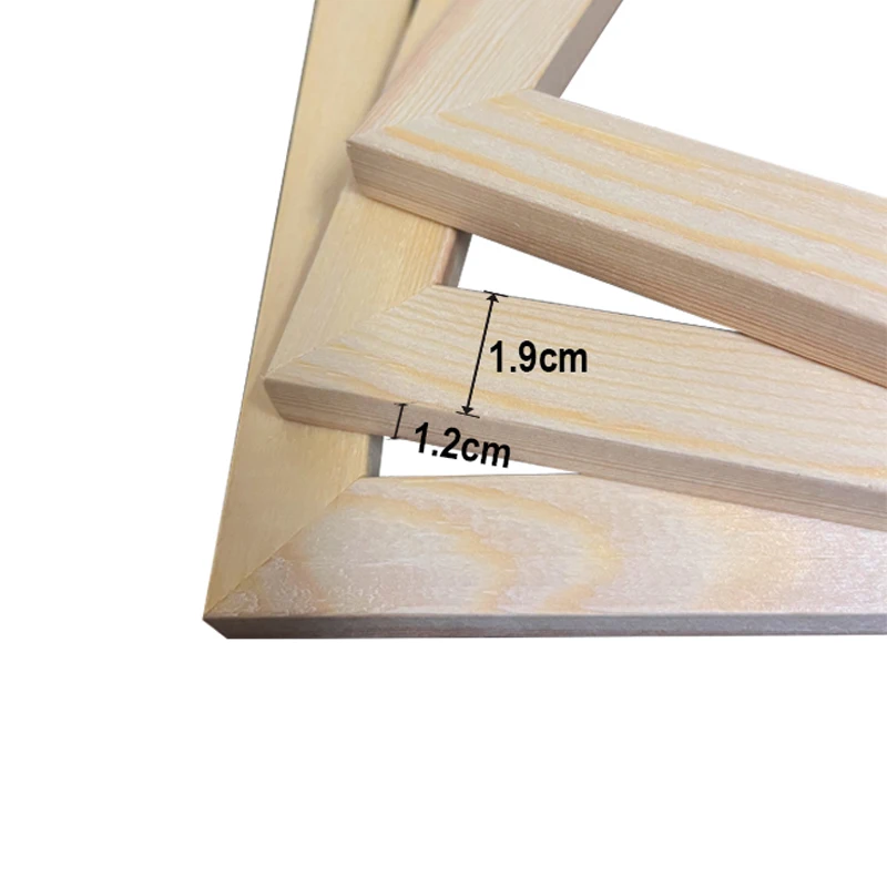 Wooden Pictures Frame Wall Canvas Frame Diamond Painting Large Size Picture and Poster Wall Pine Composite Decor Wood Canvas Frame Wood Photo Frame Photo Frame Wood Frame Art Frames Wood Picture Frame 3pcs