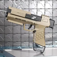 Water Battle Water Gun Manual Burst Water Gun Funny Pistol Toy for Summer Outdoor Beach Water Play Kids Pool Toys Boys Gifts