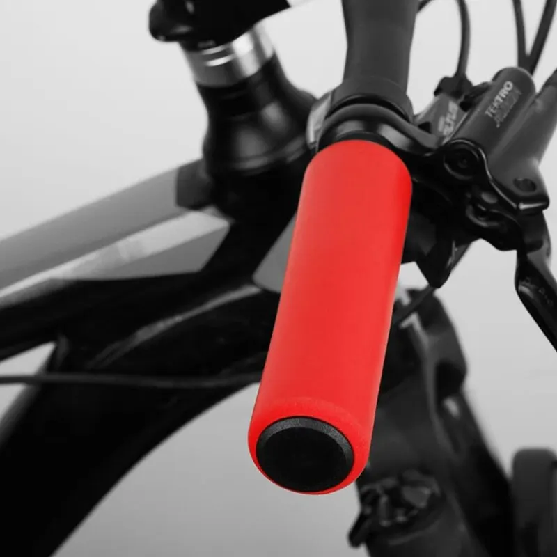 1Pair Silicone Bicycle Grips Cycling Outdoor MTB Mountain Bike Handlebar